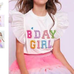 Lola + the Boys birthday gem shirt “5”